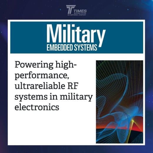 Military Embedded Systems newsletter graphics